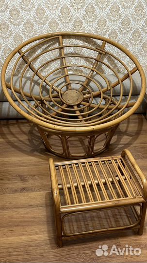 Кресло из натурального ротанга