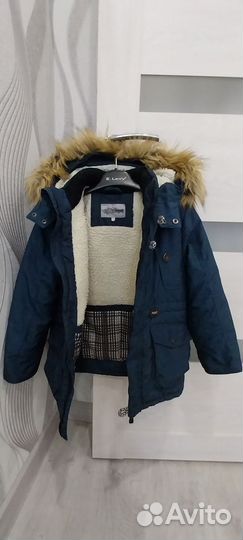 Парка зимняя для мальчика 116