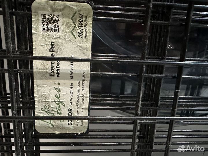 Клетка вольер для собак новая плюс б/у лоток