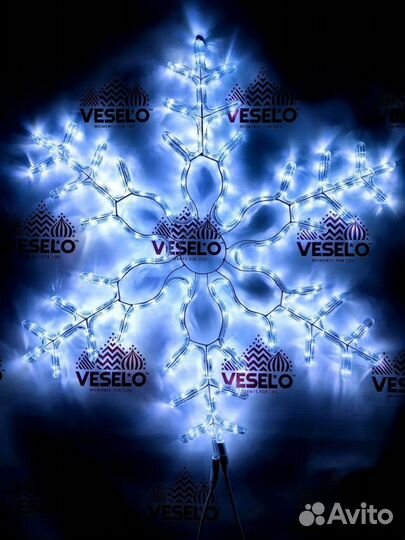 Светодиодная фигура Снежинка доставка