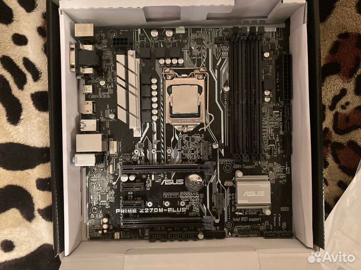 Материнская плата + процессор + кулер