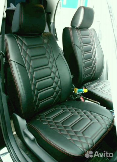 Чехлы на сиденья Хендай Солярис 2011г