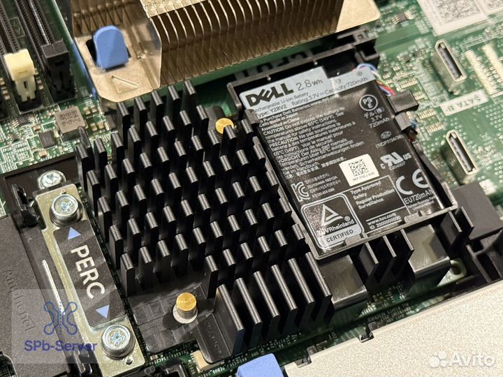 Сервер Dell R640 8sff H740p 2 x Gold 6134 64GB