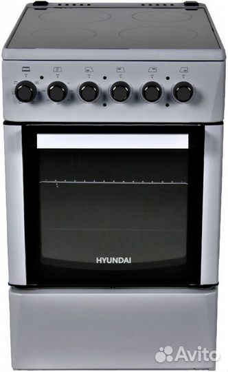 Плита Электрическая Hyundai REE225 серый стеклокер