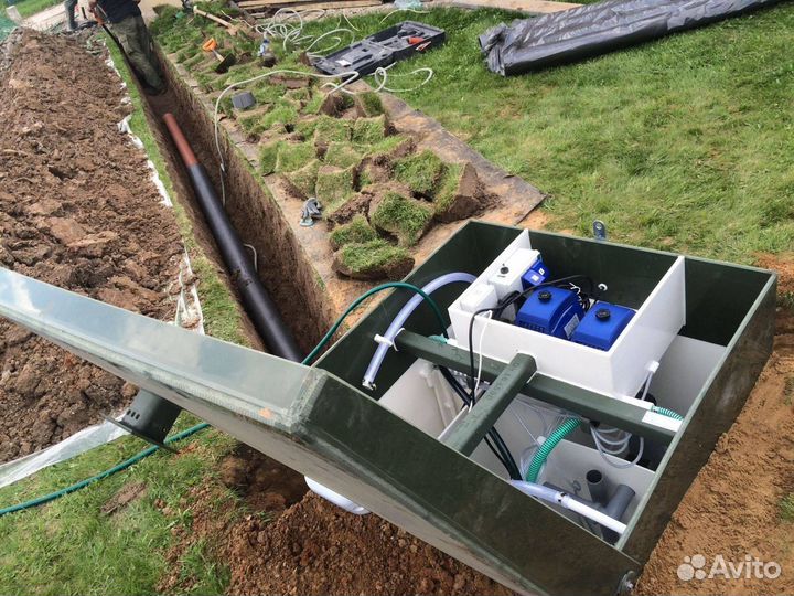 Автономная канализация септик под ключ, выгребная