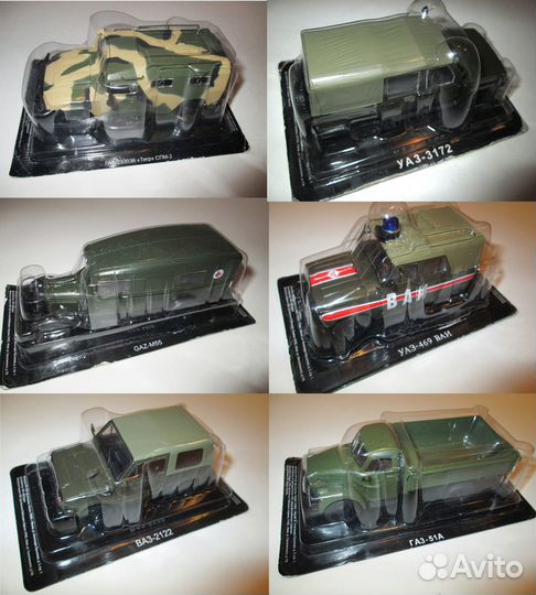 Модели Военные автомобили 1-43