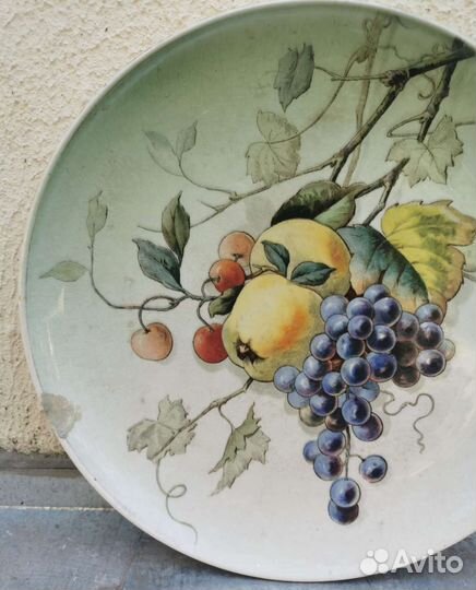 19 век villeroy boch mettlach. Настенная тарелка