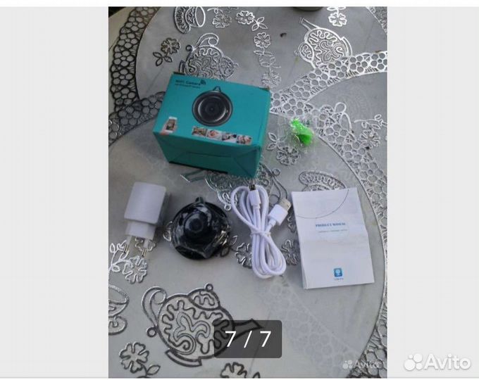 Камера видеонаблюдения. Мини. Wi-Fi 1080p. 2 мп