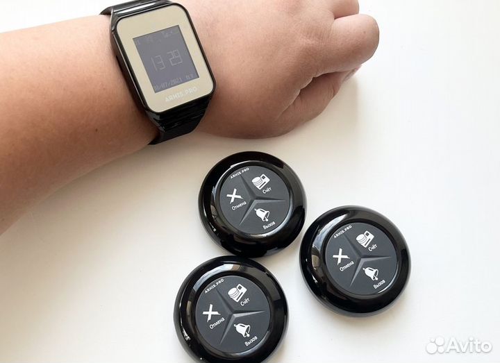 Кнопка вызова официанта/персонала в ресторан