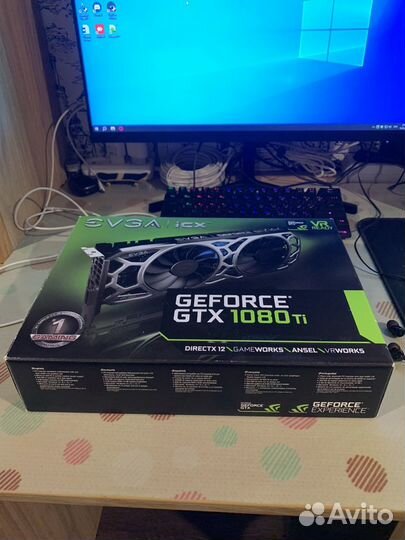 Видеокарта gtx 1080 ti 11 gb evga