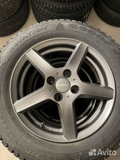 Зимняя резина на литых дисках