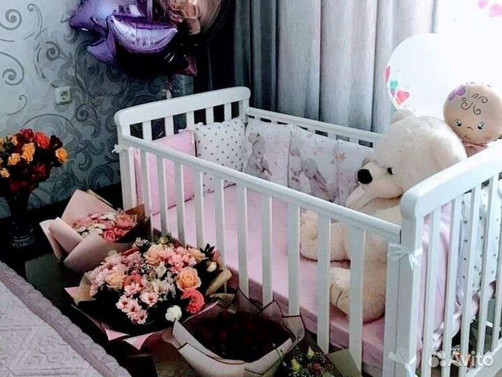 Красивые бортики в кроватку