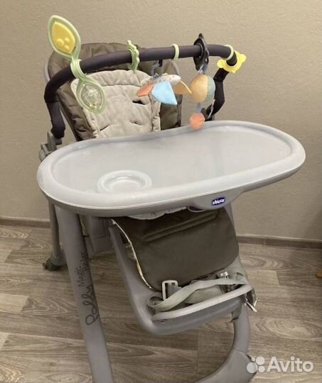 Стульчик для кормления chicco polly magic relax
