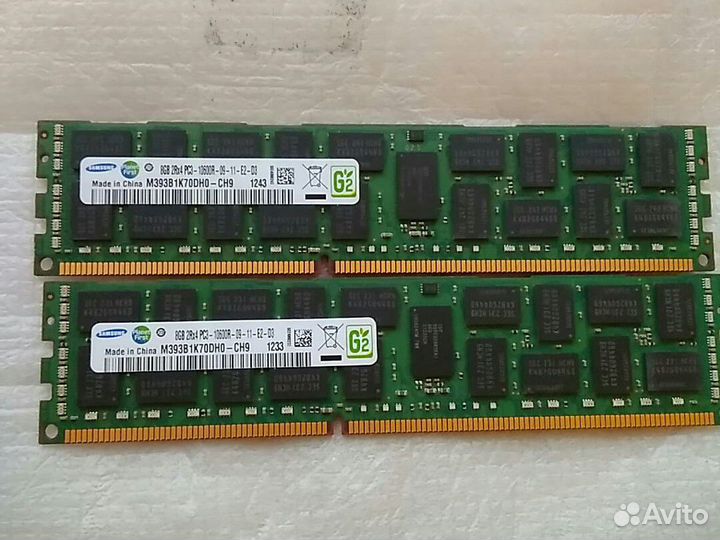 8Gb DDR3 eccreg Samsung серверов и рабочих станций