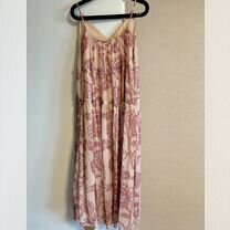 Женское цветочное платье миди (M)