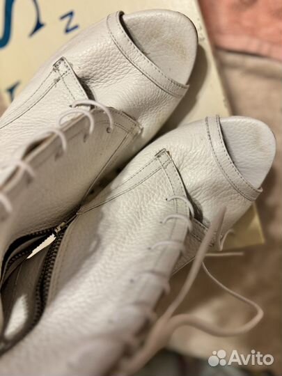 Ботильоны натуральная кожа zara 39