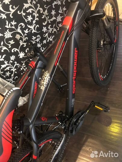 Новый скоростной черный велосипед Sportspower 26