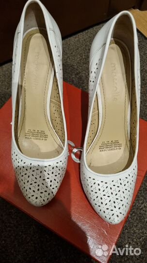Белые туфли свадебные 38