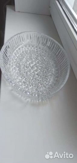 Большая хрустальная ваза