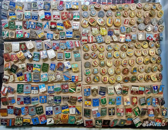 Значки города и гербы