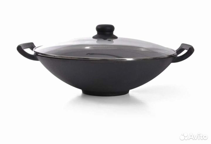 Чугунная сковорода вок