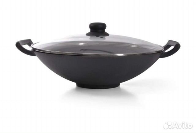 Чугунная сковорода вок