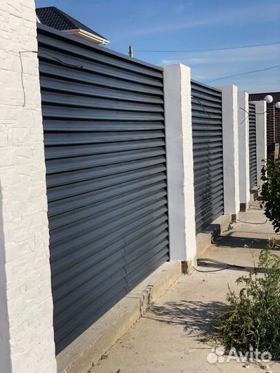Забор из жалюзи под ключ