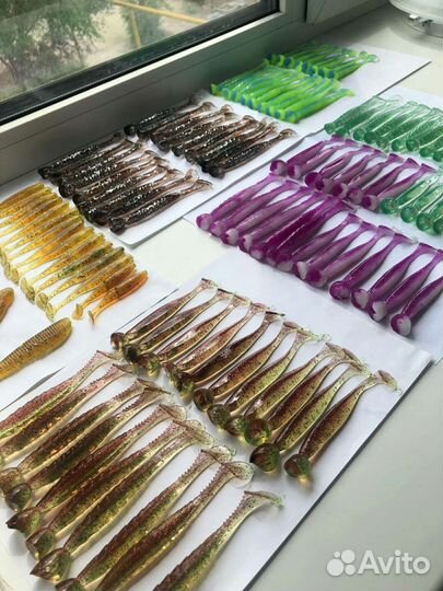 Силиконовые приманки для джига и микроджига