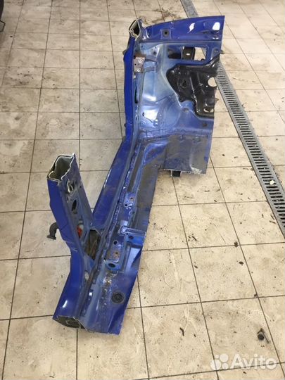 Лонжерон четверть с порогом левый Skoda Fabia 2