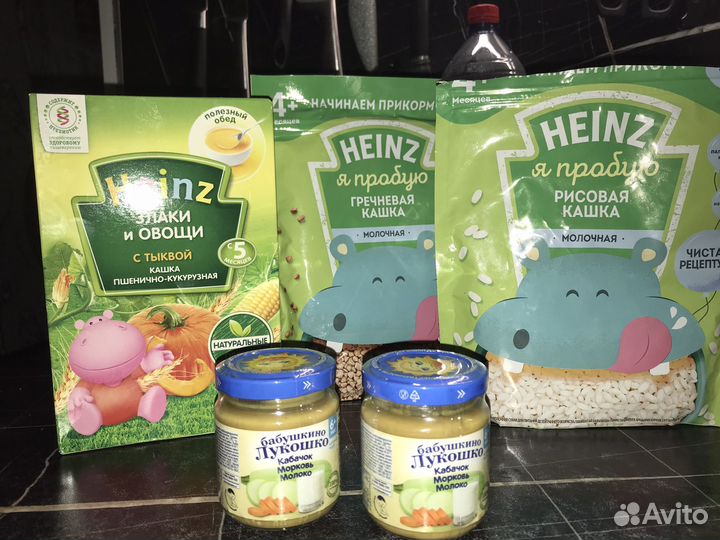 Детские каши и пюре обмен на фрукты