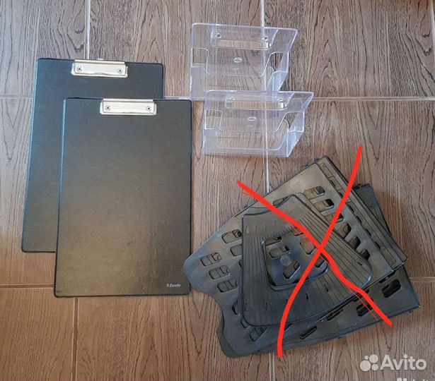 Канцелярские зажимы, подставки