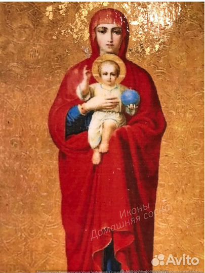 Икона Божией Матери Валаамская дерево сосна новая