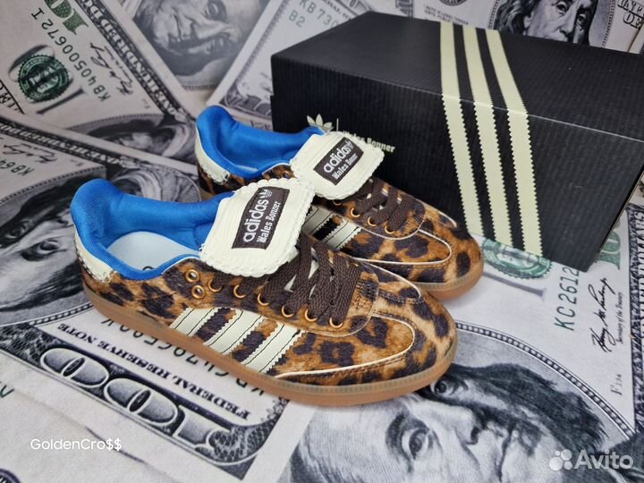 Кеды Adidas Samba Wales Bonner Leopard