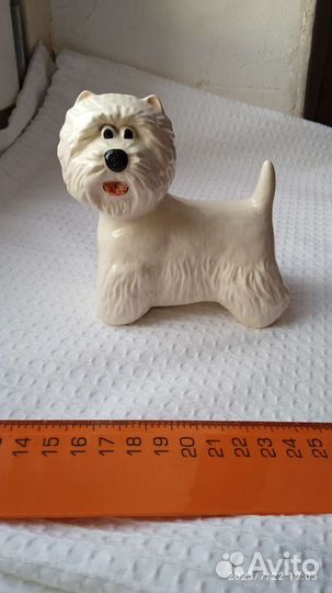 Собака терьер керамика