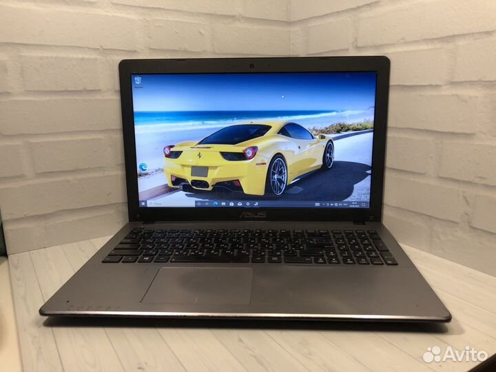 Игровой быстрый ноутбук asus 2 видеокарты