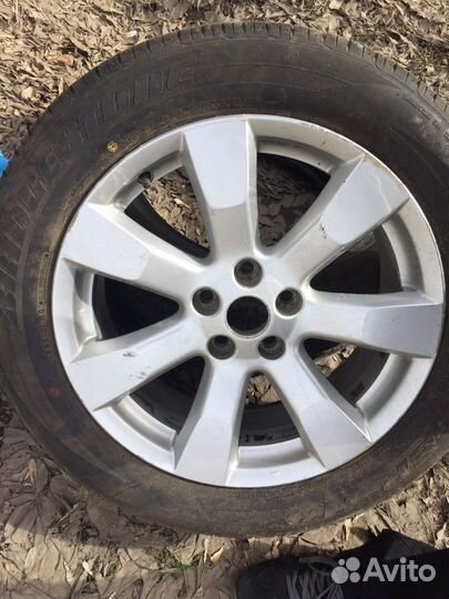 Диск r18 на outlander хl с резиной bridgestone