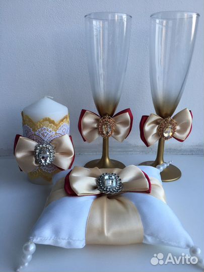 Набор на стол молодоженов