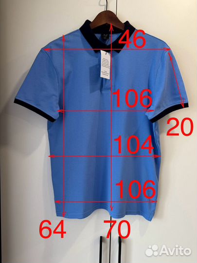 Новая футболка-поло 48р