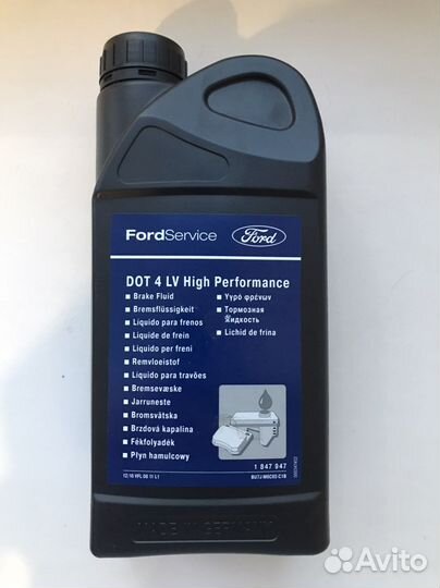 Тормозная жидкость dot 4 Ford Форд