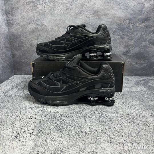 Кроссовки Supreme x Nike Shox Ride 2 черные