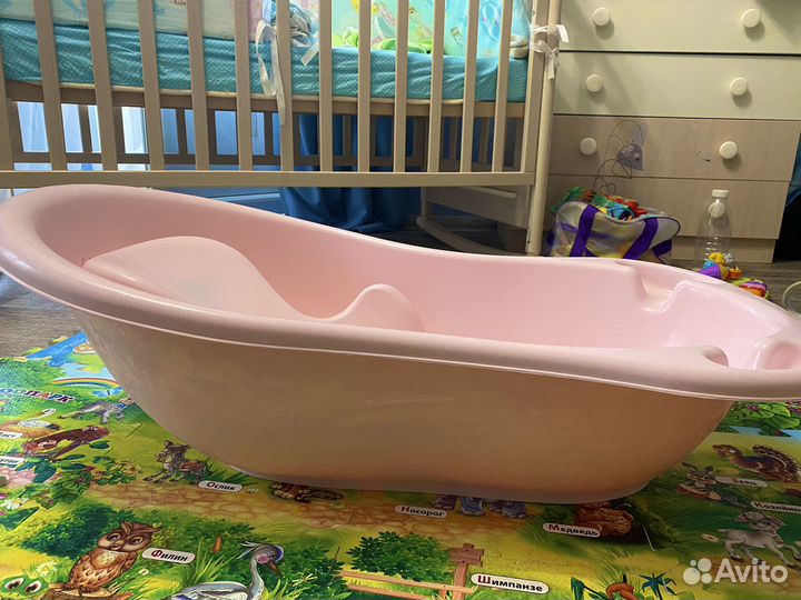 Ванночка с горкой, сиденье в ванную