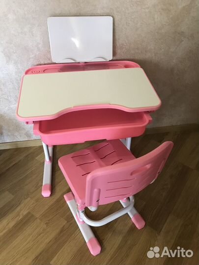 Растущая парта и стул бу