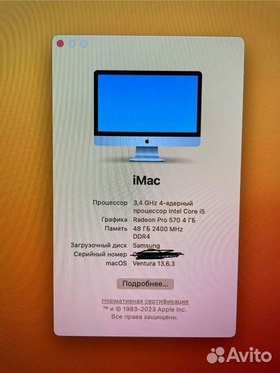 Apple iMac pro 27 retina 5k /48/5TB