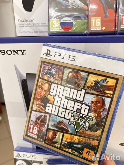 Игры ps5 gta 5 новый диск гта