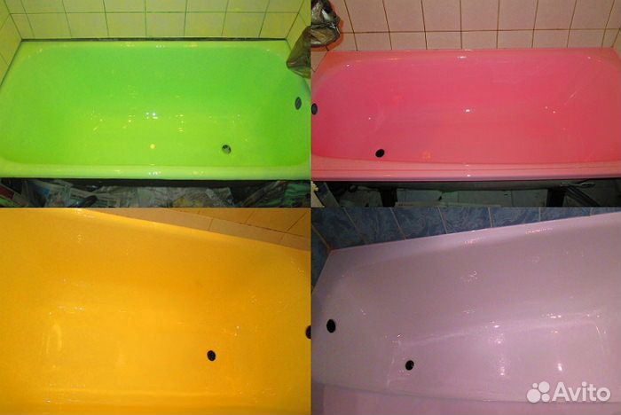 Реставрация ванн жидким акрилом и мрамором в Орле