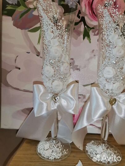 Новый Набор Праздничных Фужеров