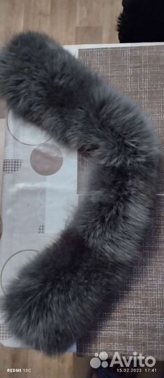 Меховой воротник песец