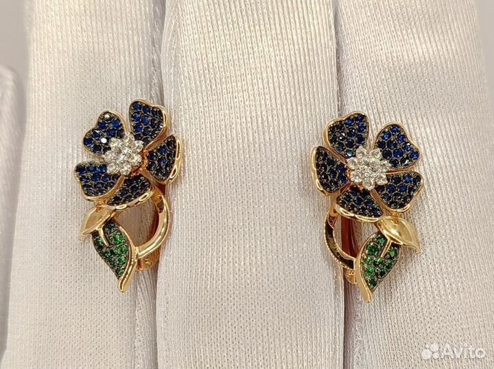 Золотые серьги