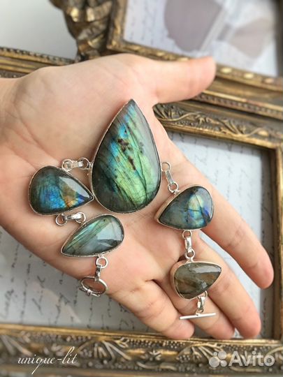 Браслет украшение с Лабрадором/Лабрадоритом