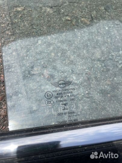 Стекло двери правое mini F56